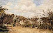 Camille Pissarro Spring in Louveciennes oil on canvas